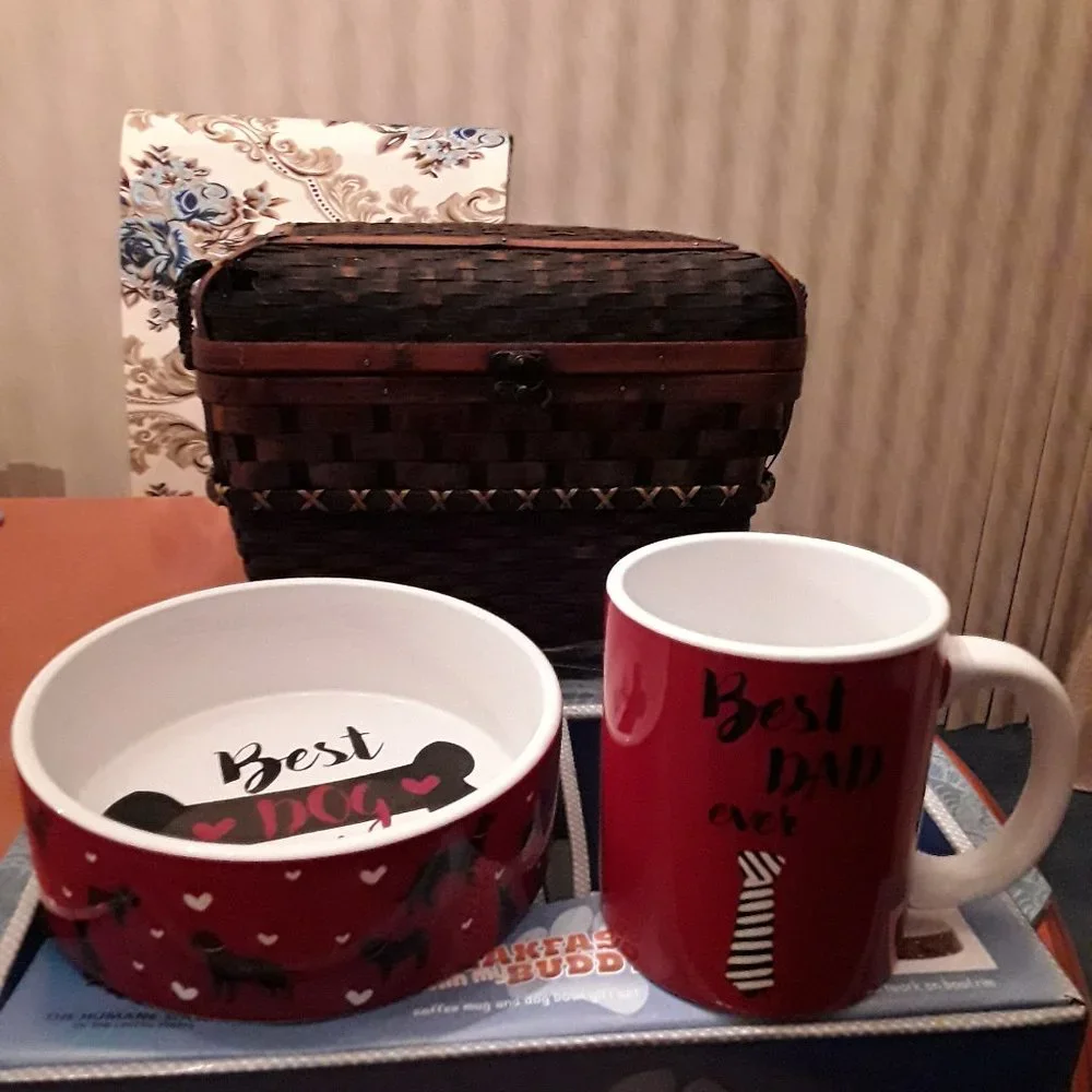 Breakfast With My Buddy Coffee Mug & Dog Bowl 2-Pc Gift Set The Humane Society